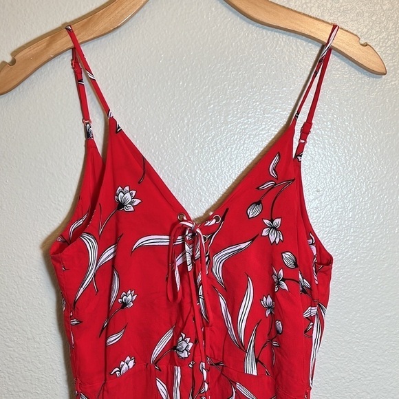 BARDOT Red Floral Summer Maxi Dress - Picture 2 of 15